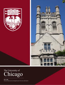 University of Chicago Financial Statements Presentation