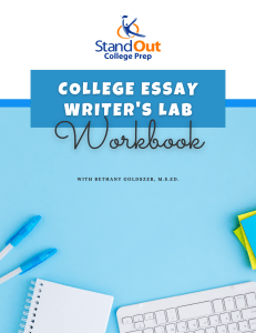 College Essay Writer's Lab Workbook