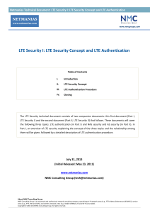 Netmanias.2013.07.31-LTE Security I-Concept and Authentication (En)