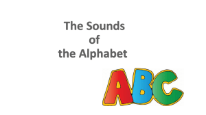 The Sounds of alphabet