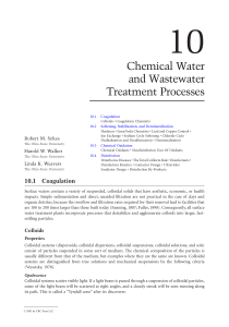 Civil Eng Handbook - Chapter 10 - Chemical Water And Wastewater Treatment Prosesses