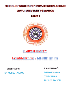 PHARMACOGNOSY bnnjm