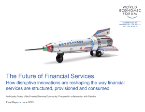 WEF The future of financial services
