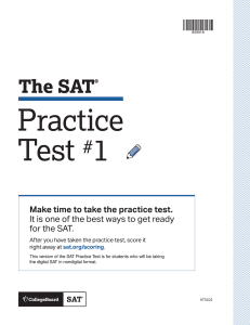 Digital SAT Practice Test 1
