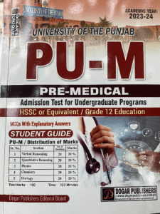 PU M Test Prepration Book . Edit BY Shoukat khan
