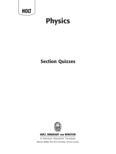 Holt Physics practice book