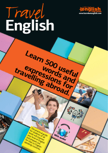 hot english travel english booklet