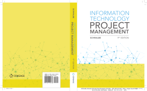 Information Technology Project Management 9 Schwalbe