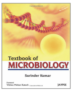 Textbook of Microbiology - Surinder Kumar