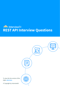 REST API Interview Questions & Answers