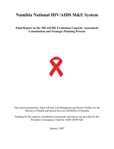 1171  Namibia M&E system capacity assessment report 1