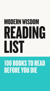Chris Williamson - Modern Wisdom Reading List