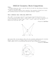 Geometry Mock Competition Problems