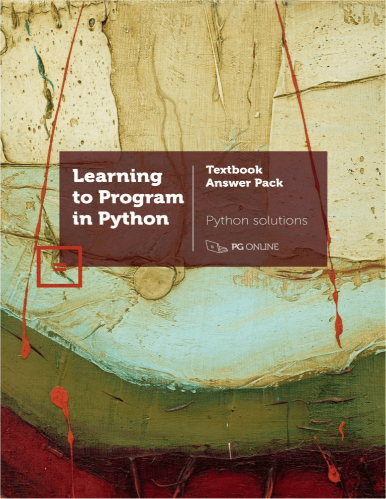 Answers Document (LTPI Python)