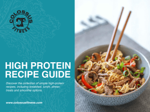 7 High Protein Recipes