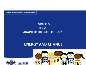 Gr 5 2021 Term 3 Engergy and Change Part 1