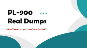 Microsoft PL-900 dumps with real questions 2023