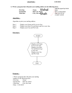 C Programming Exercises: Output, Calculations, Functions