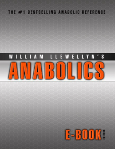 Anabolics - William Llewellyn