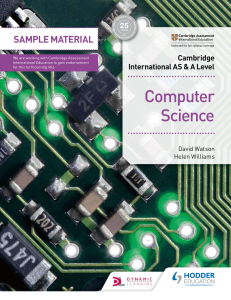 9781510457591 CAIE A Level Computer Science SAMPLE WEB