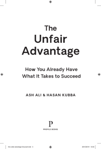 The Unfair Advantage (profile)