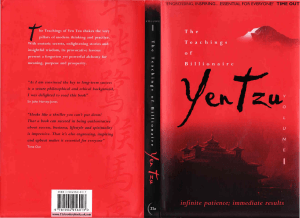 The Teachings of Billionaire Yen Tzu  Infinite Patience; Immediate Results V. 1 ( PDFDrive )