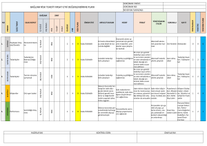 iso 9001-2015 baglam risk firsat etki degerlendirme plani