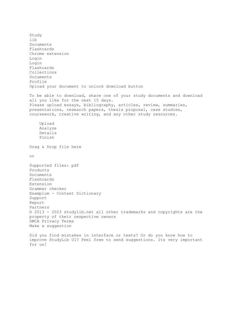 StudyLib Document Upload Page StudyLib Document Upload Page