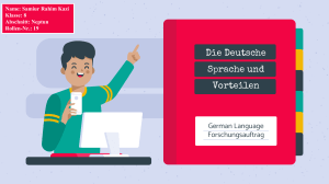 German Language RA