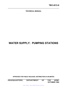 water supply pumping stations