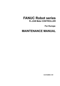 FANUC Robot R-J3iB Mate Controller Maintenance Manual