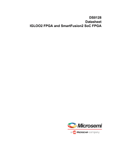 Microsemi SmartFusion2 and IGLOO2 Datasheet DS0128 V12