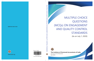 MCQ ENGAGEMENT AND QUALITY