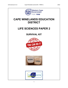 Life Sciences Survival Kit Paper 2