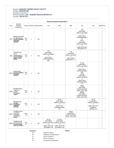 Horario 2023-2