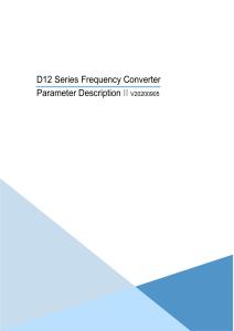 D12 user manual - 1 phase input 1phase output