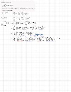 Griffiths Problem 1.15 - 1.18