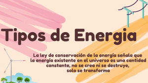 TIPOS DE ENERGIA
