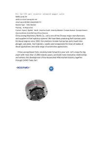 Fit for C13 unit injector solenoid poppet valve
