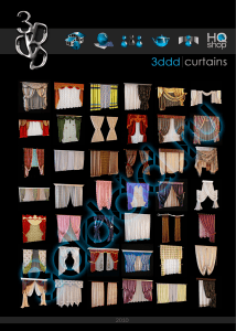 3ddd curtains 3dmodels