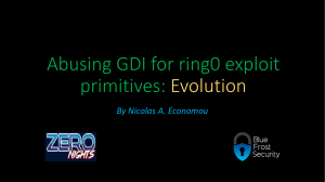 Abusing GDI for ring0 exploit primitives - Evolution