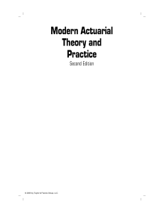 Modern Actuarial Theory and Practice, Second Edition (Philip Booth, Robert Chadburn, Steven Haberman etc.) (Z-Library)