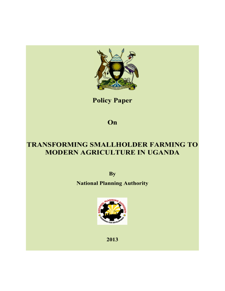 samples of research proposals in agriculture in uganda