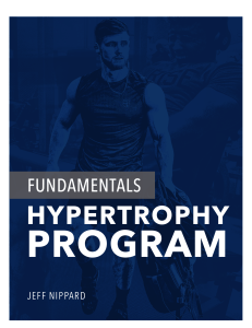 Fundamentals Hypertrophy Program