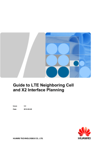 LTE Neighboring Cell & X2 Interface Planning Guide