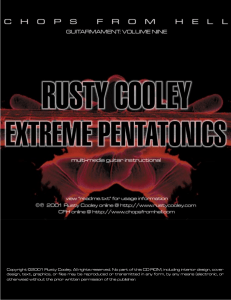 Rusty Cooley - Extreme Pentatonics