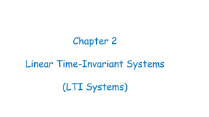 2 linear time-invariant systems