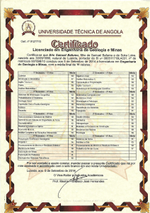 CERTIFICADO DE LICENCIATURA