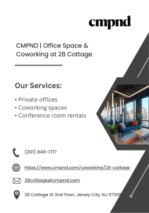 CMPND  Office Space & Coworking at 28 Cottage