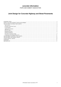 PCA 1975 Joint Design for Concrete Highways and Street Pavements